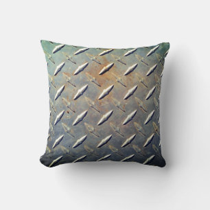 Heavy Duty Diamond Plate Steel Graphic Cushion