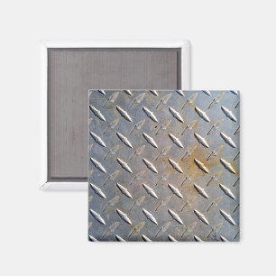 Heavy Duty Diamond Plate Steel Graphic Magnet