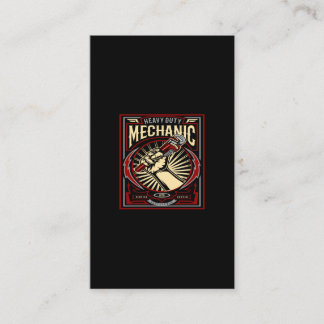 heavy duty mechanic business card