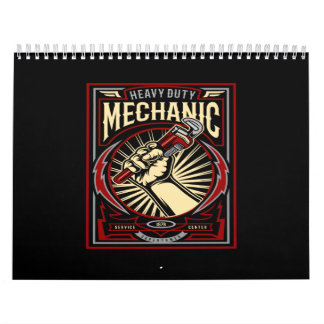 heavy duty mechanic calendar