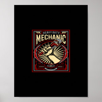 heavy duty mechanic poster