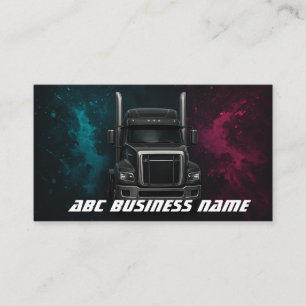 Heavy Duty Trucking Transport Business Card