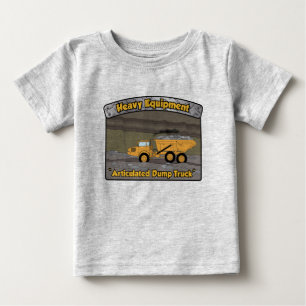 Heavy Equipment Articulated Dump Truck Baby T-Shirt