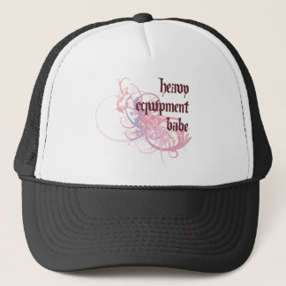 Heavy Equipment Babe Trucker Hat
