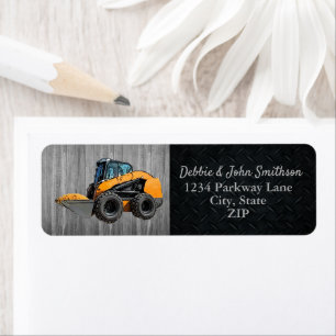 Heavy Equipment Business Skid Steer Return Address