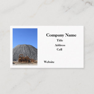 Heavy Equipment Contruction Business Card