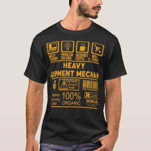 HEAVY EQUIPMENT MECHANIC NICE DESIGN 2017  T-Shirt