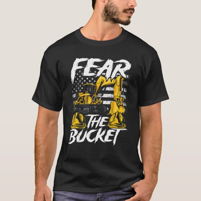 Heavy Equipment Operator Backhoe Operator Men 12 T-Shirt (Front)