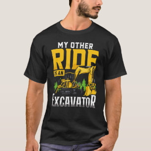 Heavy Equipment Operator Backhoe Operator Men 2 T-Shirt