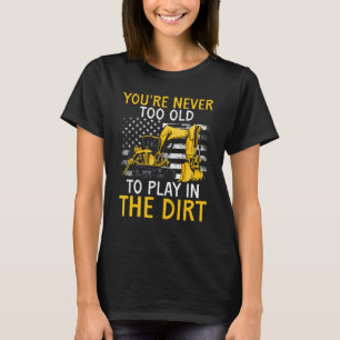 Heavy Equipment Operator Backhoe Operator Men 7 T-Shirt