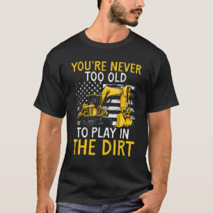 Heavy Equipment Operator Backhoe Operator Men 7 T-Shirt