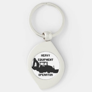 Heavy Equipment Operator Key Ring