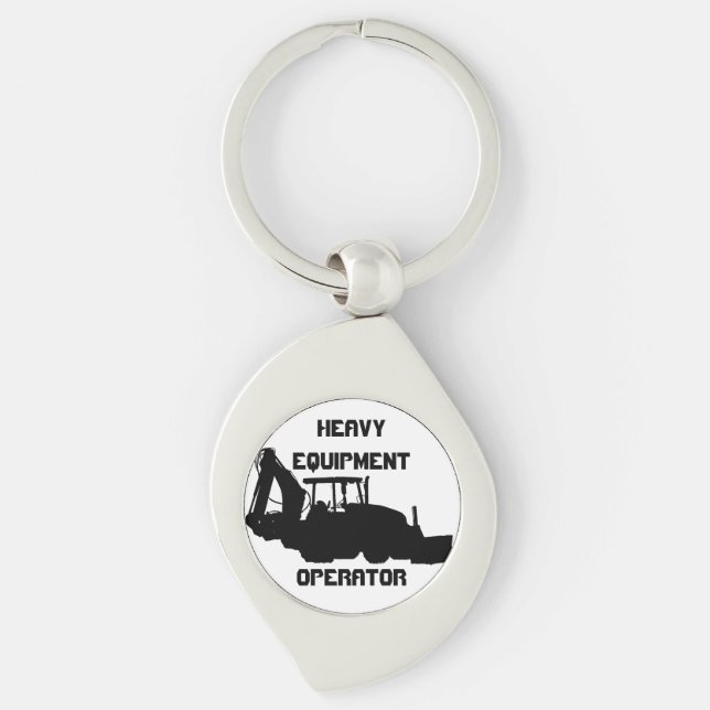 Heavy Equipment Operator Key Ring (Front)
