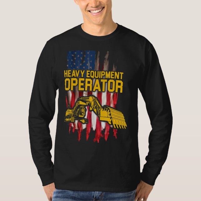 Heavy Equipment Operator Plans  Driver 1 T-Shirt (Front)