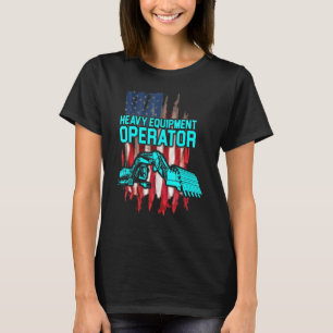 Heavy Equipment Operator Plans Driver T-Shirt