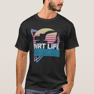 Heavy Equipment Operator Retro HEO HEV Dirt Life T-Shirt