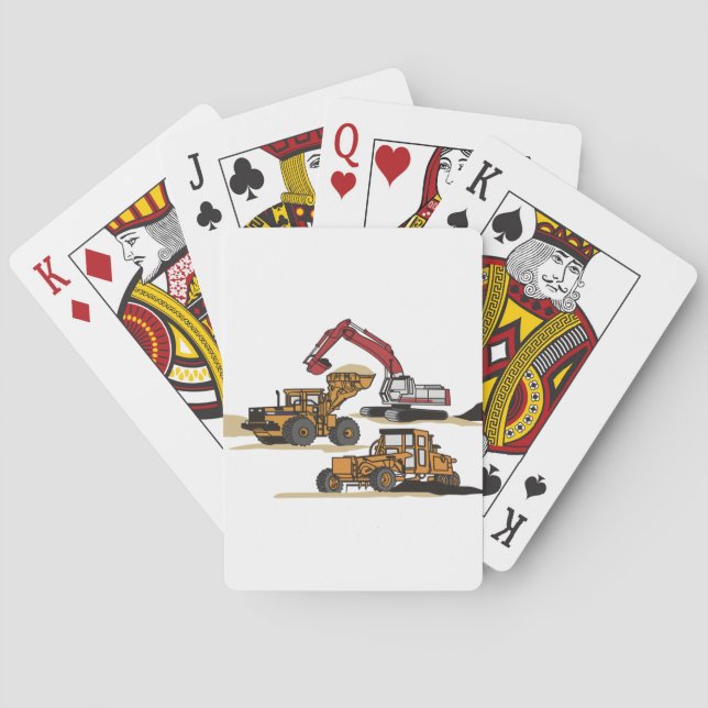 Heavy Equipment Playing Cards (Back)