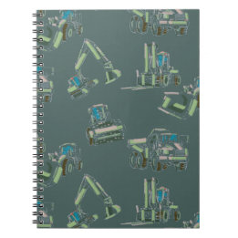 Heavy Equipment Spiral Notebook for Work