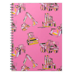 Heavy Equipment Spiral Notebook for Work