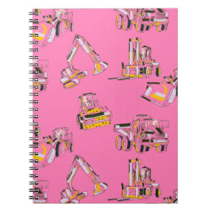 Heavy Equipment Spiral Notebook for Work