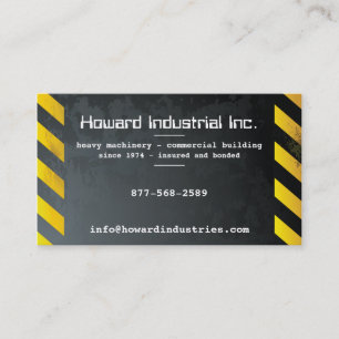 Heavy Hazards Business Card