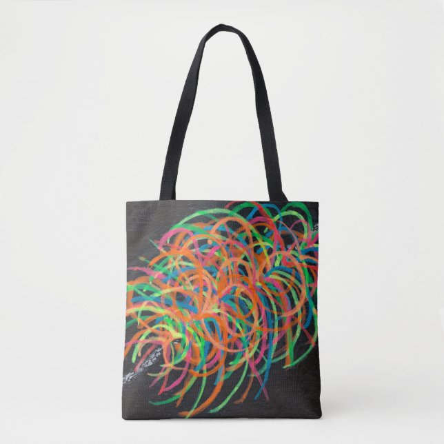 Heavy Ion Collisions double-sided tote (Front)
