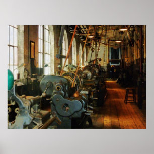 Heavy Machine Shop Poster
