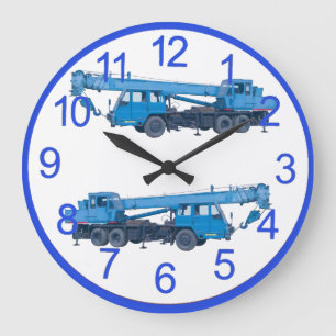 Heavy Machinery Acrylic Wall Clock
