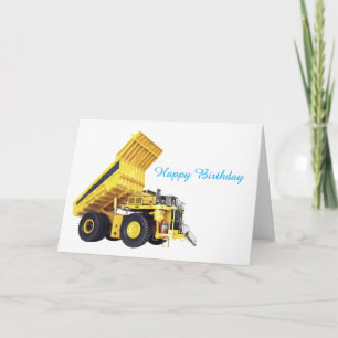 Heavy Machinery Birthday Card
