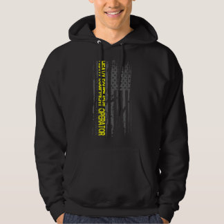 Heavy Machinery Equipment Operator Patriotic Ameri Hoodie
