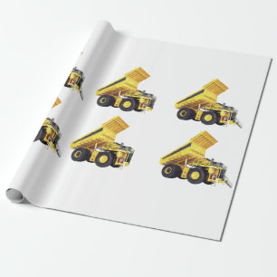 Heavy Machinery Wrapping Paper