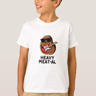 Heavy Meat-al Funny Meat Steak Pun  T-Shirt