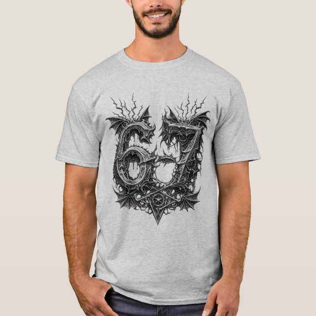 Heavy Metal 67 Absurdist Brainrot Funny Shirt (Front)