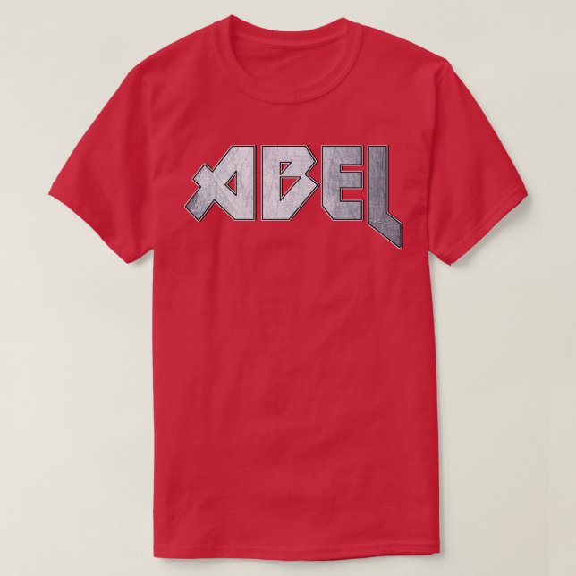 Heavy metal Abel T-Shirt (Design Front)