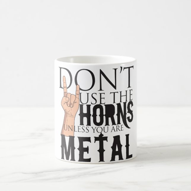 Heavy Metal Badass Coffee Mug (Center)