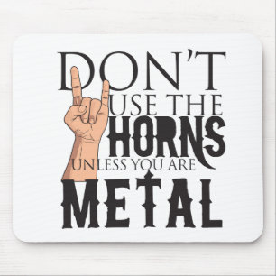 Heavy Metal Badass Mouse Mat