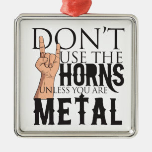 Heavy Metal Badass Tree Decoration