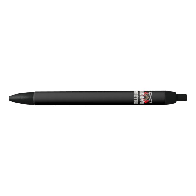 Heavy metal black ink pen (Front)