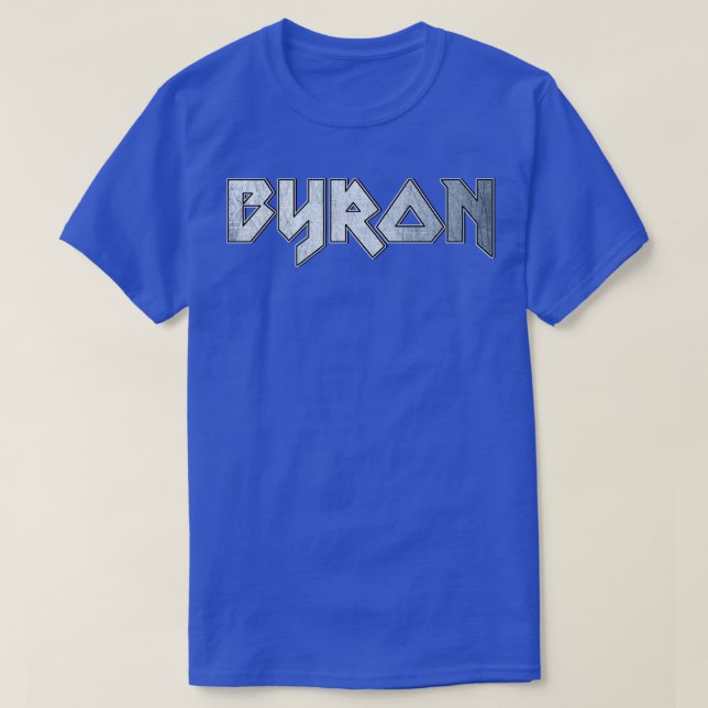 Heavy metal Byron T-Shirt (Design Front)