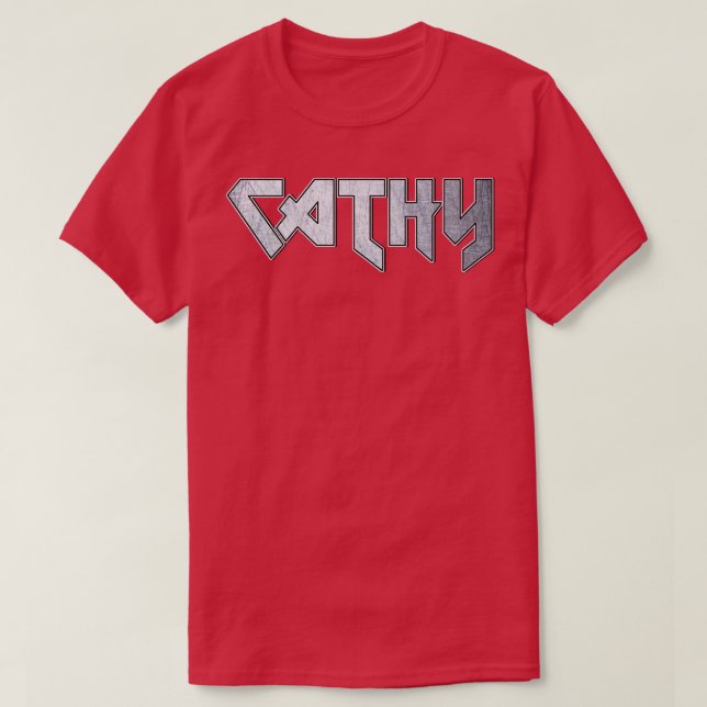 Heavy metal Cathy T-Shirt (Design Front)