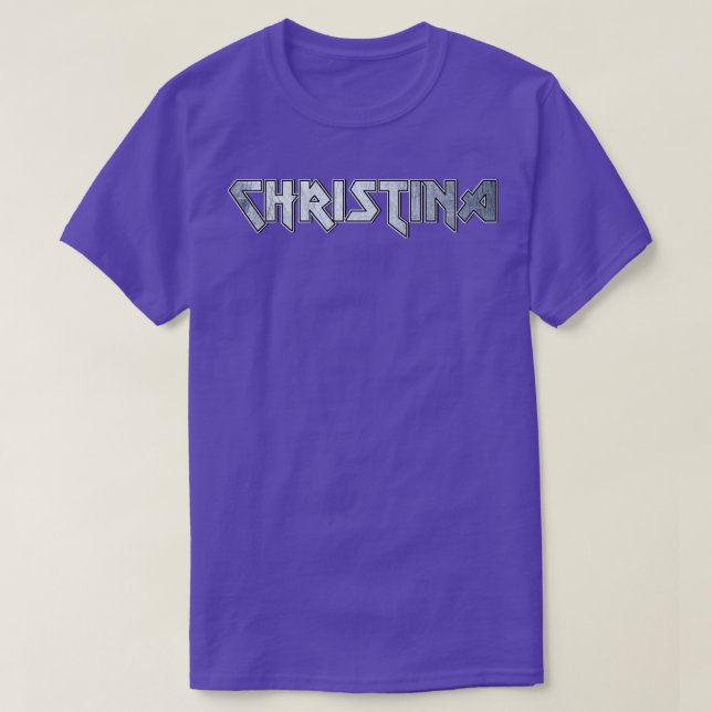 Heavy metal Christina T-Shirt (Design Front)