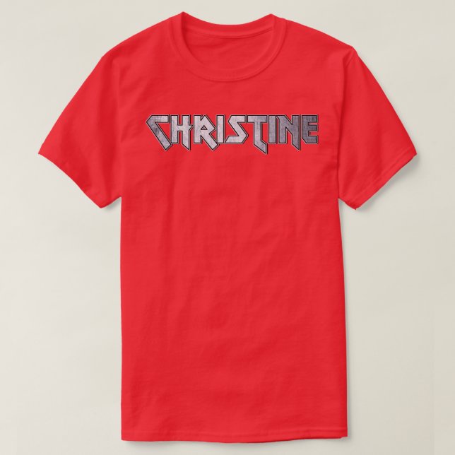 Heavy metal Christine T-Shirt (Design Front)