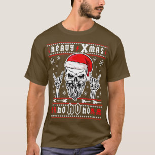 Heavy Metal Christmas Ugly Sweater Deathmetal