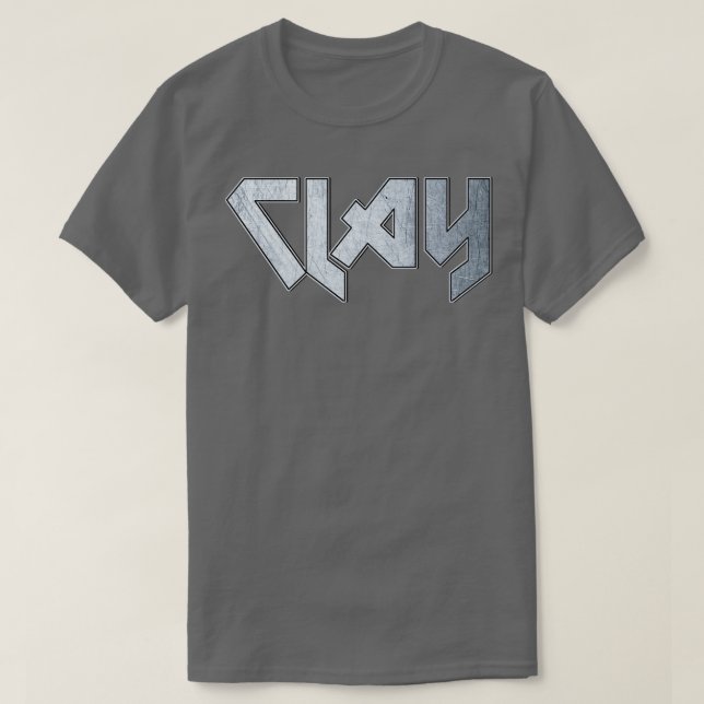 Heavy metal Clay T-Shirt (Design Front)