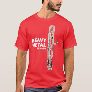 Heavy Metal Contrabass Clarinet T-Shirt