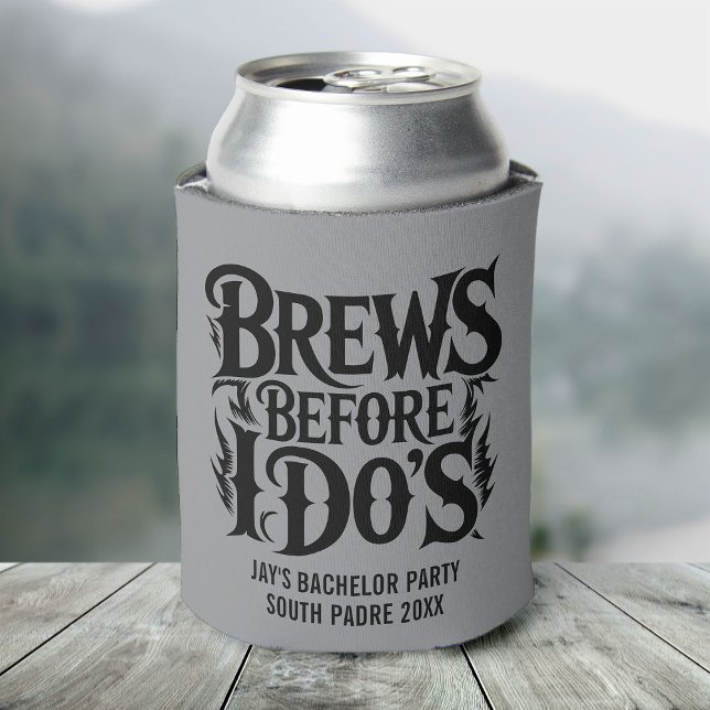 Heavy Metal Custom Bachelor Party Rock N' Roll Can Cooler (Creator Uploaded)