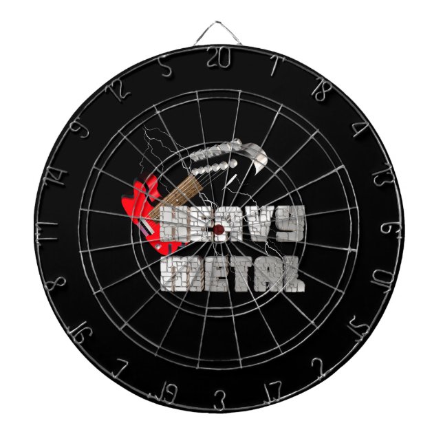 Heavy metal dartboard (Front)