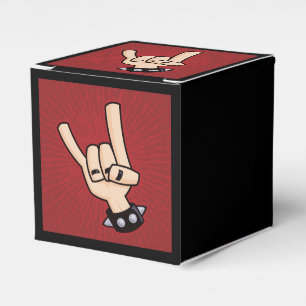 Heavy Metal Devil Horns Favour Box