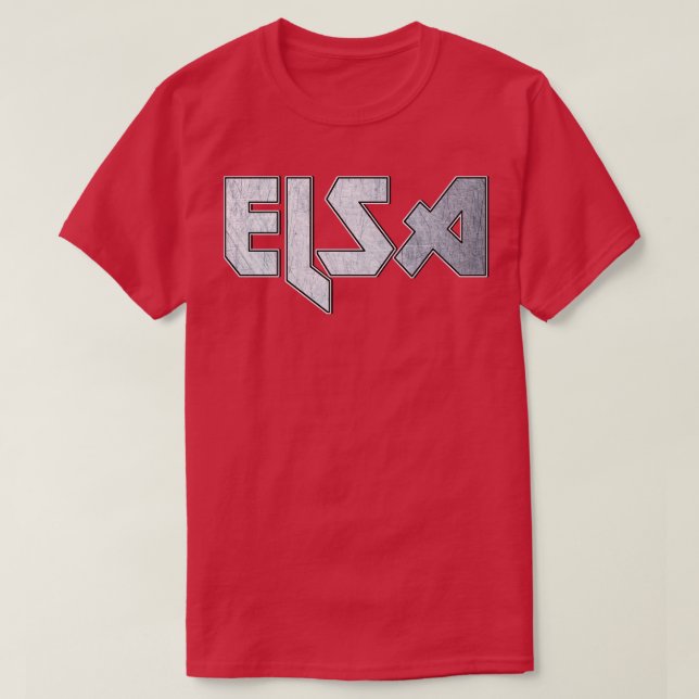 Heavy metal Elsa T-Shirt (Design Front)