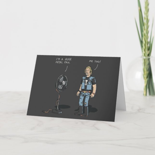 Heavy Metal Fan Card (Front)